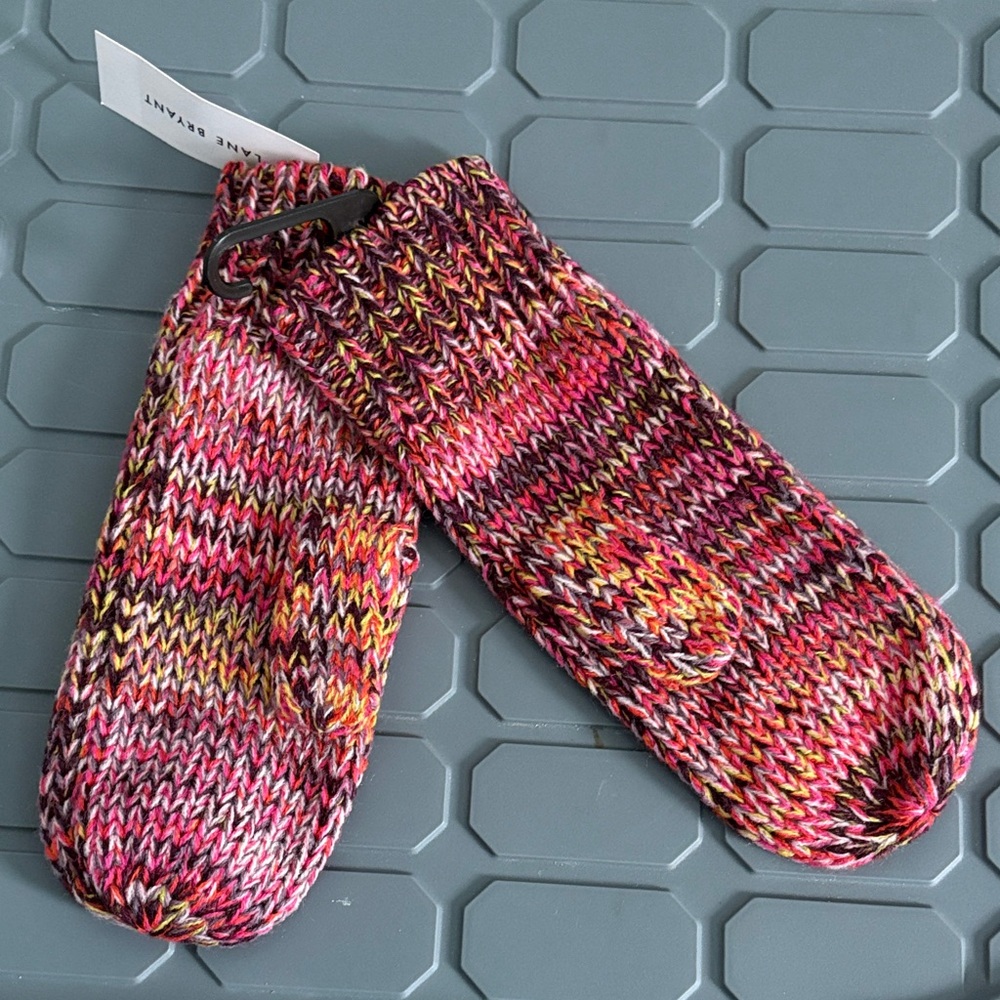 Lane Bryant Multicolor Knit Mittens